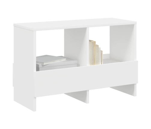 Žurnālu Statīvs Balts 68,5 X 30 X 45 Cm Vidaxl