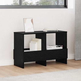 Žurnālu Statīvs Melns Ozolkoks 68,5 X 30 X 45 Cm Vidaxl Žurnālu Statīvs Melns Ozolkoks 68,5 X 30 X 45 Cm Vidaxl