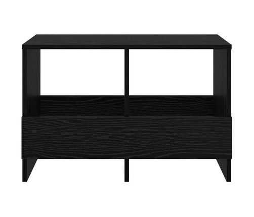 Žurnālu Statīvs Melns Ozolkoks 68,5 X 30 X 45 Cm Vidaxl