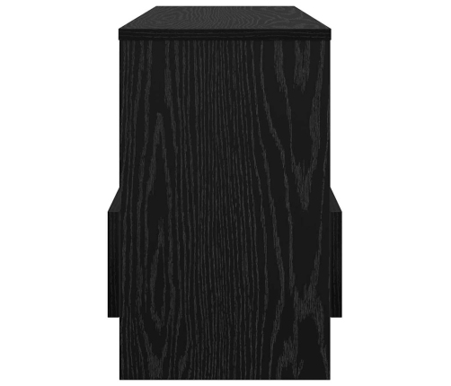 Žurnālu Statīvs Melns Ozolkoks 68,5 X 30 X 45 Cm Vidaxl