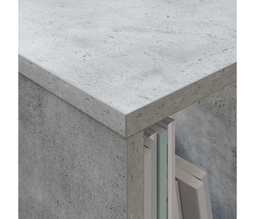 Žurnālu Statīvs Betona Pelēks 68,5 X 30 X 45 Cm Vidaxl