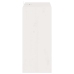 Vīna Plaukts 2 Pcs Balts 56 X 25 X 56 Cm Ciets Priedes Koks Vidaxl