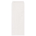 Vīna Plaukts 2 Pcs Balts 62 X 25 X 62 Cm Ciets Priedes Koks Vidaxl