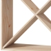 Vīna Plaukts 4 Pcs Dabiska 62 X 25 X 62 Cm Ciets Priedes Koks Vidaxl