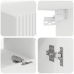 2 Pcs Balts Vidaxl