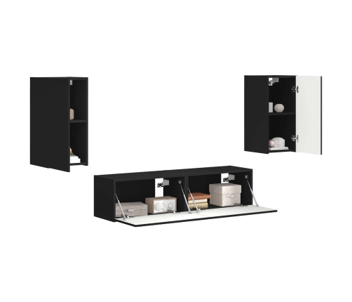 2 Pcs Melna Vidaxl