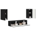 2 Pcs Melna Vidaxl