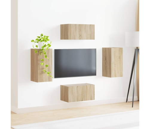 2 Pcs Sonoma Ozols Vidaxl