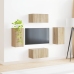 2 Pcs Sonoma Ozols Vidaxl