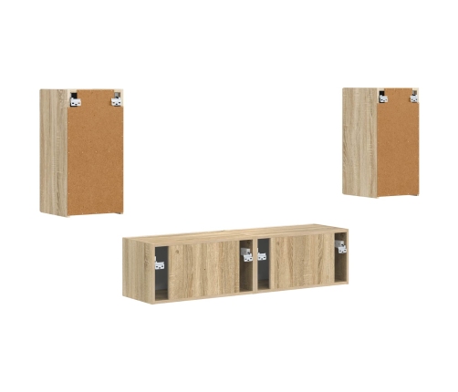 2 Pcs Sonoma Ozols Vidaxl