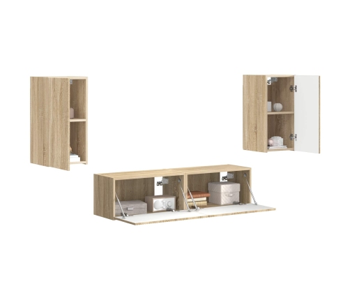 2 Pcs Sonoma Ozols Vidaxl