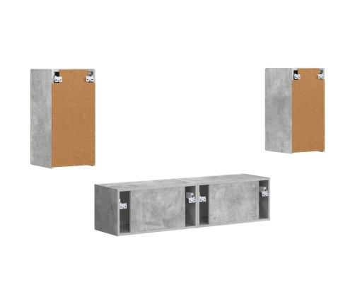 2 Pcs Betona Pelēks Vidaxl