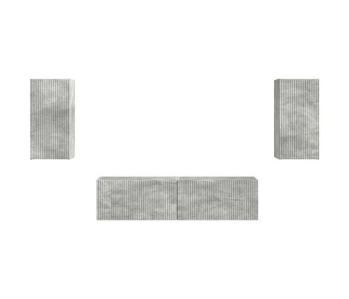 2 Pcs Betona Pelēks Vidaxl