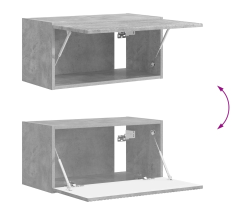 2 Pcs Betona Pelēks Vidaxl