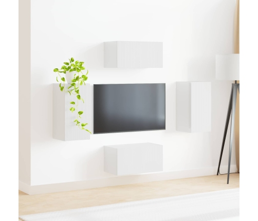 2 Pcs Augsta Spīduma Baltā Krāsa Vidaxl