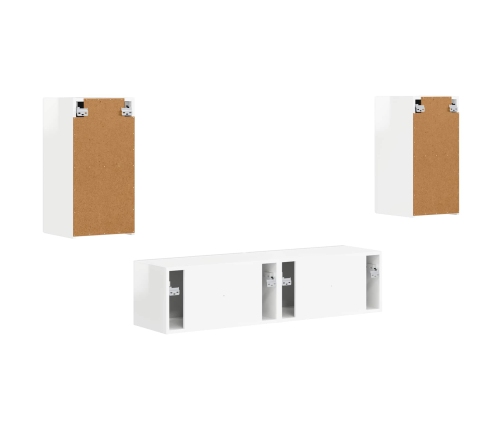 2 Pcs Augsta Spīduma Baltā Krāsa Vidaxl
