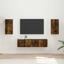 2 Pcs Dūmaka Ozols Vidaxl