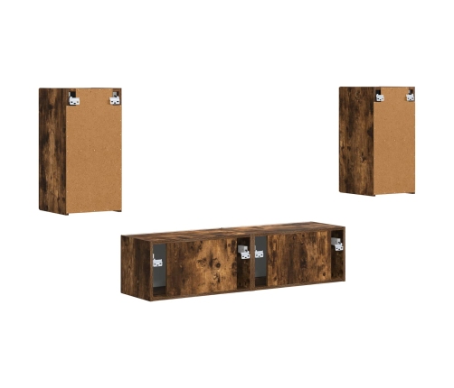 2 Pcs Dūmaka Ozols Vidaxl