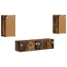 2 Pcs Dūmaka Ozols Vidaxl