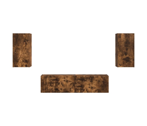 2 Pcs Dūmaka Ozols Vidaxl