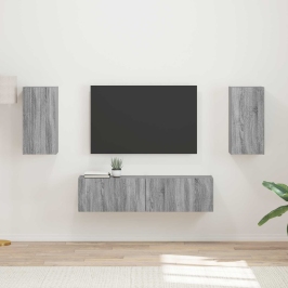 2 Pcs Pelēks Sonoma Vidaxl