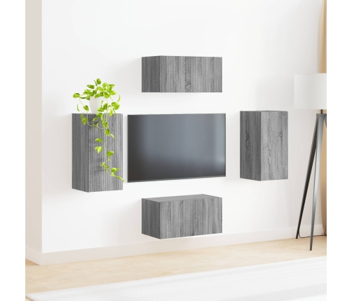 2 Pcs Pelēks Sonoma Vidaxl