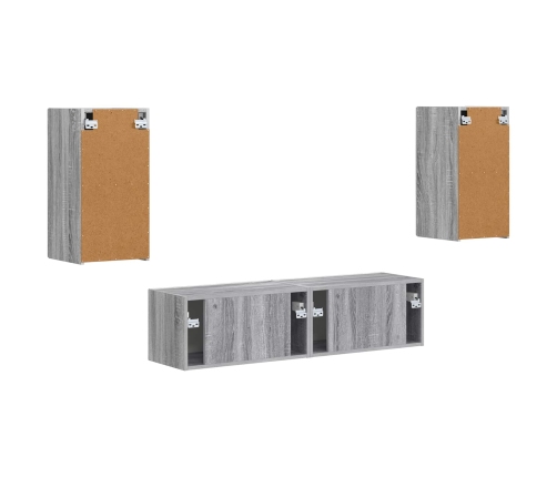 2 Pcs Pelēks Sonoma Vidaxl