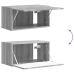2 Pcs Pelēks Sonoma Vidaxl