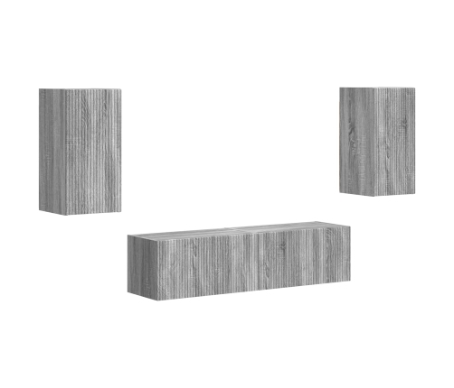 2 Pcs Pelēks Sonoma Vidaxl