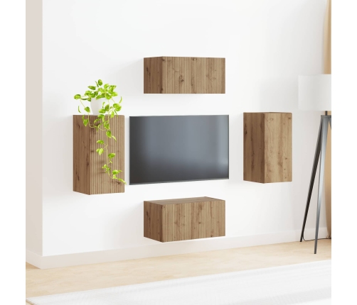 2 Pcs Artisānā Ozols Vidaxl