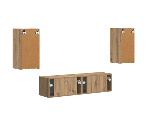 2 Pcs Artisānā Ozols Vidaxl