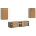 2 Pcs Artisānā Ozols Vidaxl