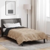 Vasaras Segas Melns Un Taupe 220 X 155 Cm Mikrošķiedra Vidaxl
