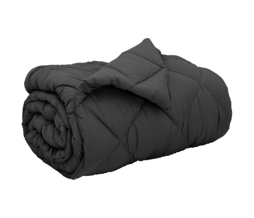 Ziemas Gultas Sega Antracīts 200 X 140 Cm Mikrošķiedra Vidaxl