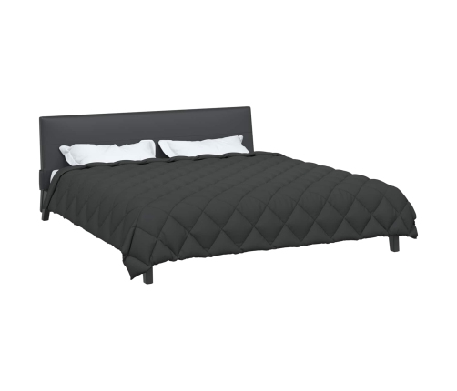 Ziemas Gultas Sega Antracīts 220 X 200 Cm Mikrošķiedra Vidaxl