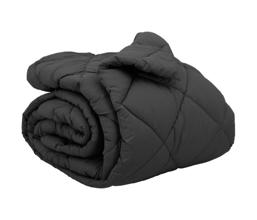 Ziemas Gultas Sega Antracīts 220 X 260 Cm Mikrošķiedra Vidaxl