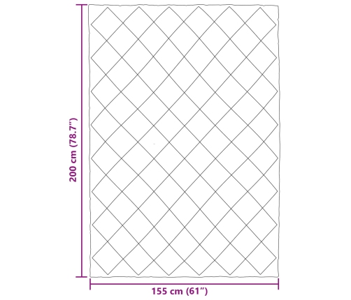 Ziemas Gultas Sega Antracīts Un Taupe 200 X 155 Cm Mikrošķiedra Vidaxl
