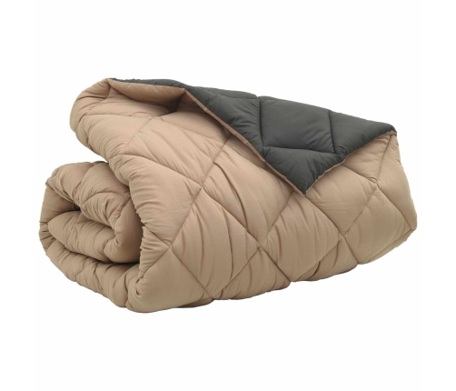 Ziemas Gultas Sega Antracīts Un Taupe 220 X 260 Cm Mikrošķiedra Vidaxl