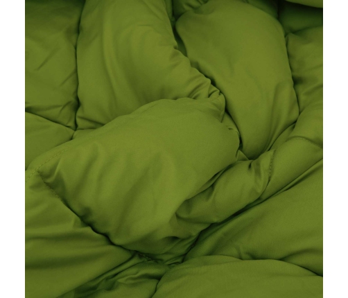 Ziemas Gultas Sega Zaļš Un Antracīts 220 X 135 Cm Mikrošķiedra Vidaxl