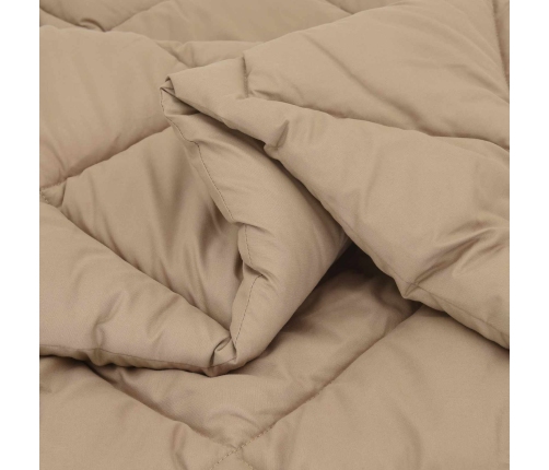 Ziemas Gultas Sega Pelēkbrūna 200 X 140 Cm Mikrošķiedra Vidaxl