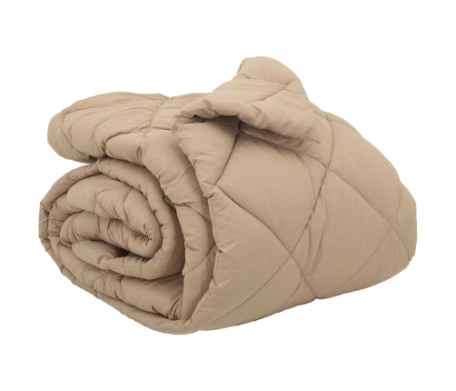 Ziemas Gultas Sega Pelēkbrūna 240 X 200 Cm Mikrošķiedra Vidaxl