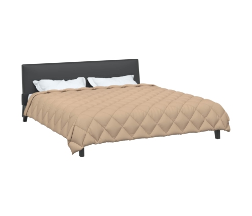 Ziemas Gultas Sega Pelēkbrūna 220 X 260 Cm Mikrošķiedra Vidaxl