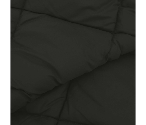 Ziemas Gultas Sega Melna 200 X 135 Cm Mikrošķiedra Vidaxl