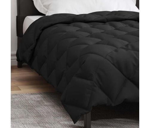 Ziemas Gultas Sega Melna 200 X 140 Cm Mikrošķiedra Vidaxl