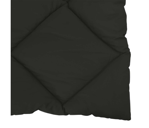 Ziemas Gultas Sega Melna 220 X 135 Cm Mikrošķiedra Vidaxl