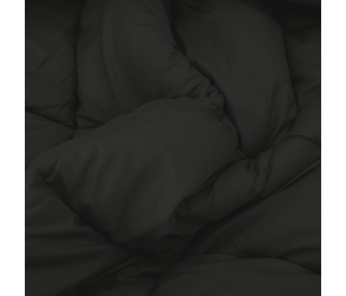 Ziemas Gultas Sega Melna 220 X 200 Cm Mikrošķiedra Vidaxl