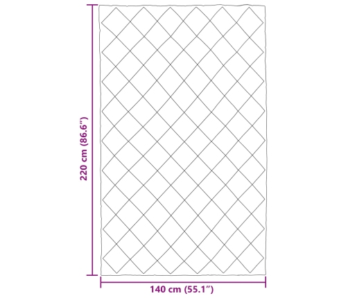 Ziemas Gultas Sega Melns Un Taupe 220 X 140 Cm Mikrošķiedra Vidaxl
