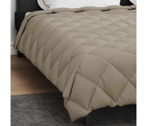 Ziemas Gultas Sega Gaiši Pelēks 200 X 200 Cm Mikrošķiedra Vidaxl