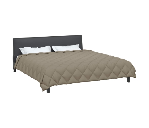 Ziemas Gultas Sega Gaiši Pelēks 240 X 200 Cm Mikrošķiedra Vidaxl