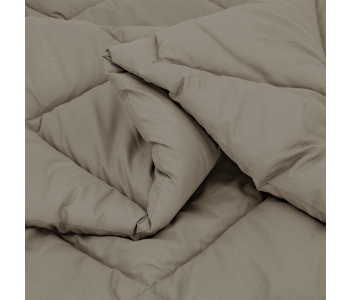 Ziemas Gultas Sega Gaiši Pelēks 220 X 200 Cm Mikrošķiedra Vidaxl